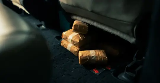 suspicious package in a car
